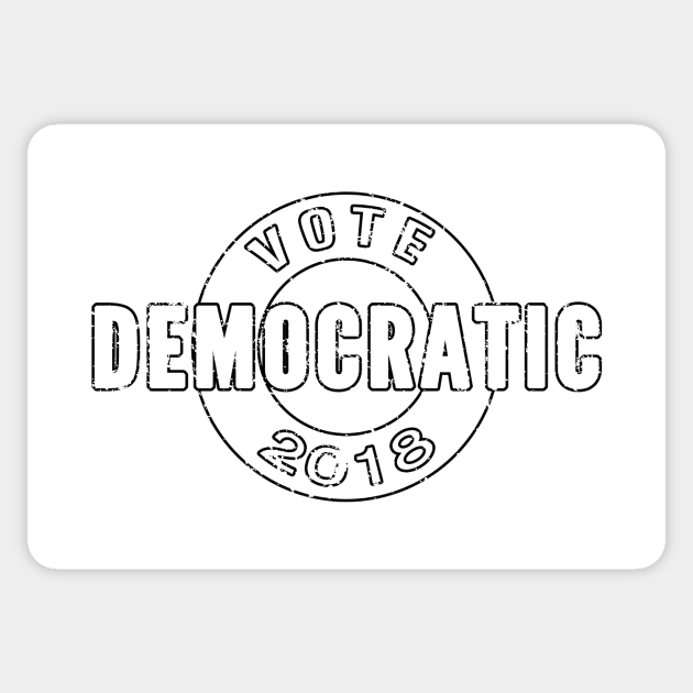 Vote Democrat Sticker by SeattleDesignCompany